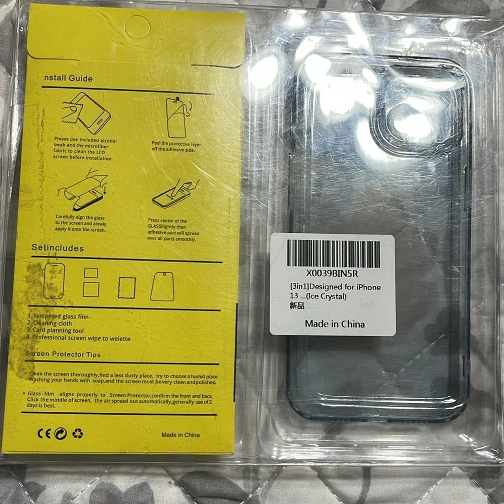 New set/2 clear phone cases for iPhone 13/13 pro